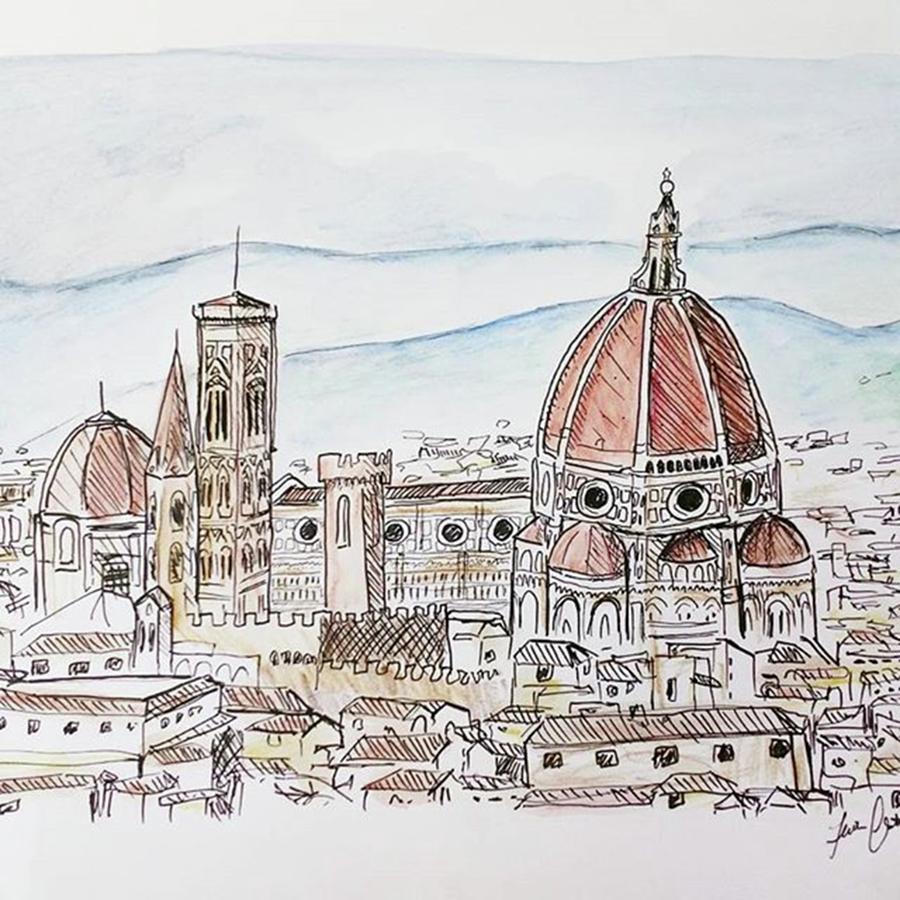 Cityscape Photograph - Ill Duomo Di Firenze For My Mom by Faithc Original Artwork