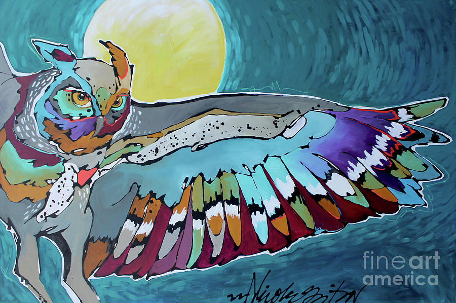 Ill Fly Away Painting by Nicole Gaitan