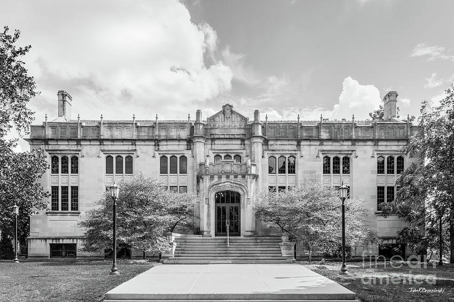 Illinois Wesleyan University Buck Library Photograph by University Icons