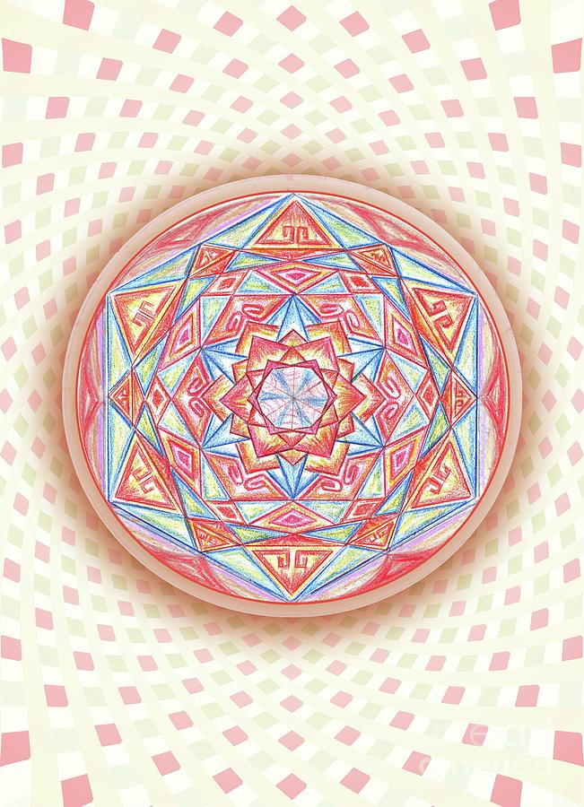 Illuminated codes, Egyptian symbols Drawing by Tsveti Dinkova - Fine ...
