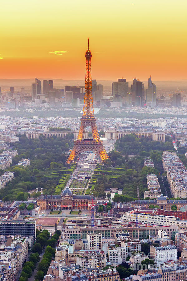 Illuminated Eiffel Tower  Photograph by Anastasy Yarmolovich