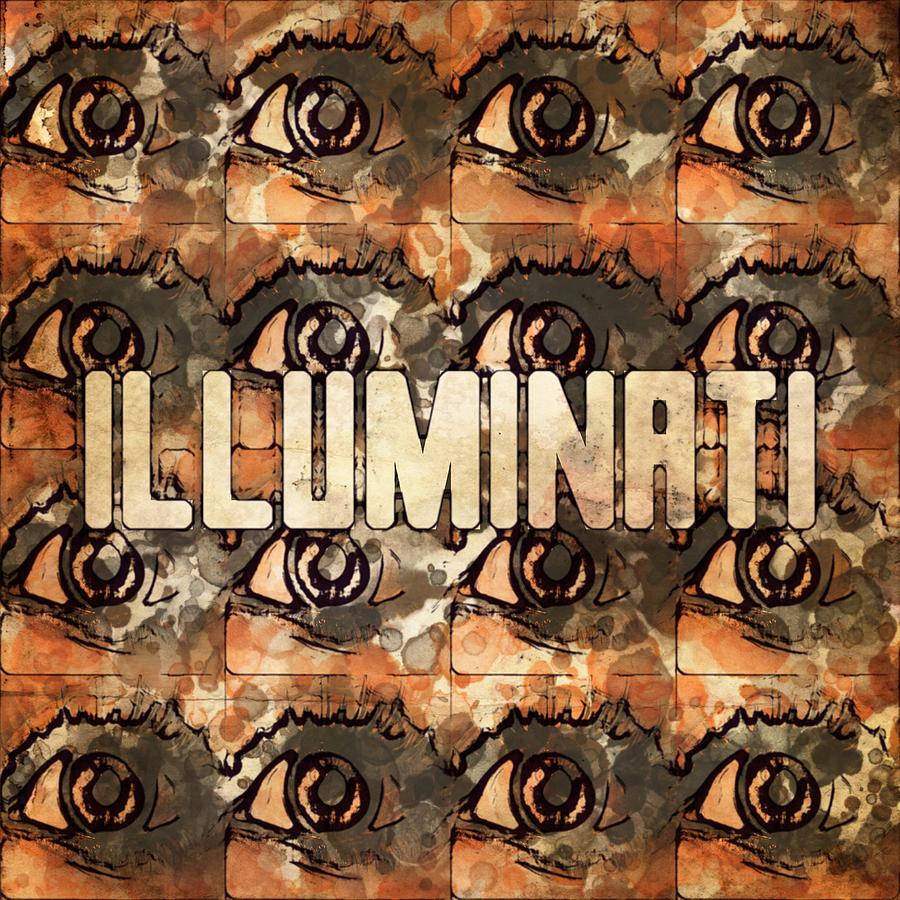 Illuminati Digital Art - Illuminati Eyes by MB and RT by Esoterica Art Agency