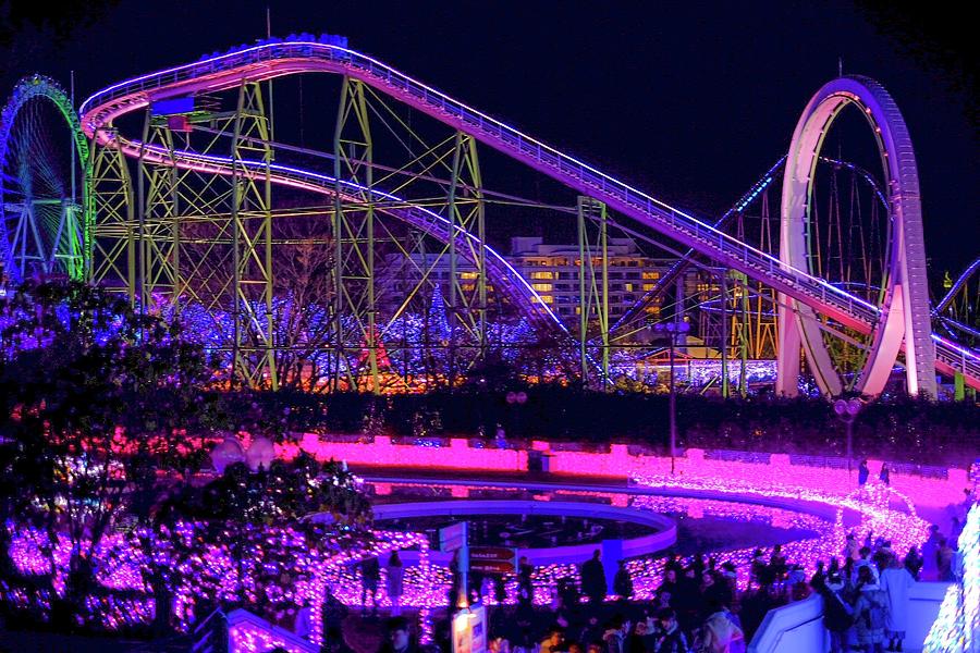 Japan Photograph - Illumination Amusement Park by Street Fashion News
