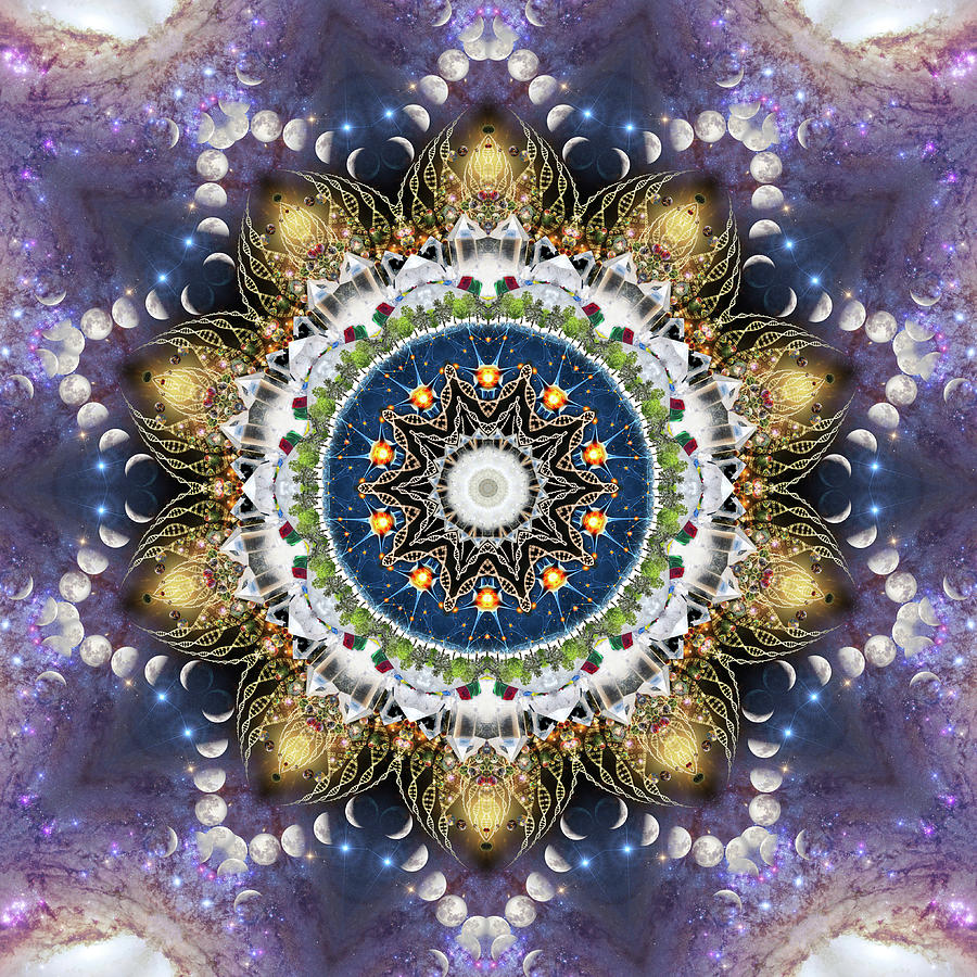 Kaleidoscope Digital Art - Illumination by Jennifer Masters