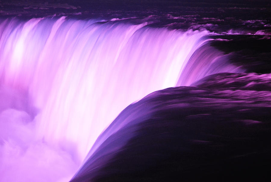 Illumination of the Falls 2 Photograph by Richard Andrews