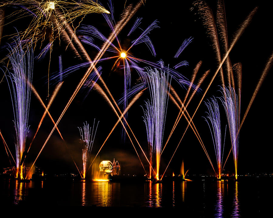Epcot Photograph - Illuminations by Shared Perspectives Photography