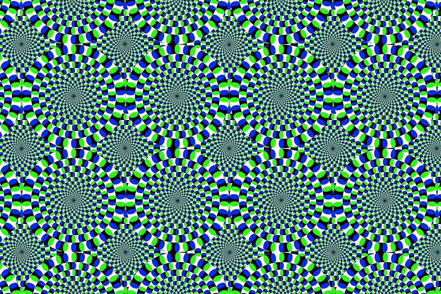 Pattern Digital Art - Illusion by Super Lovely