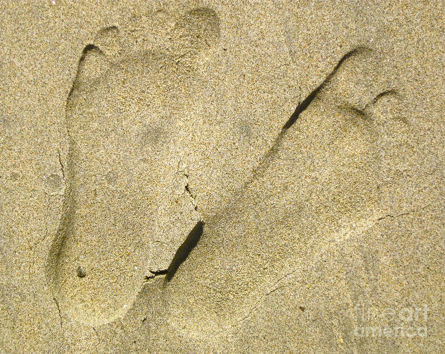 Illusionary Feet Photograph by Gwyn Newcombe