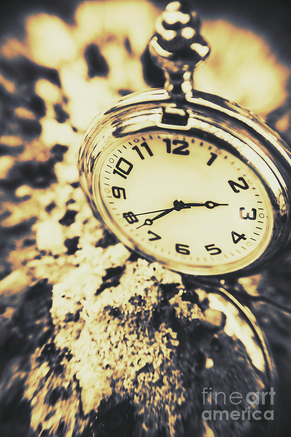 Vintage Photograph - Illusive time by Jorgo Photography