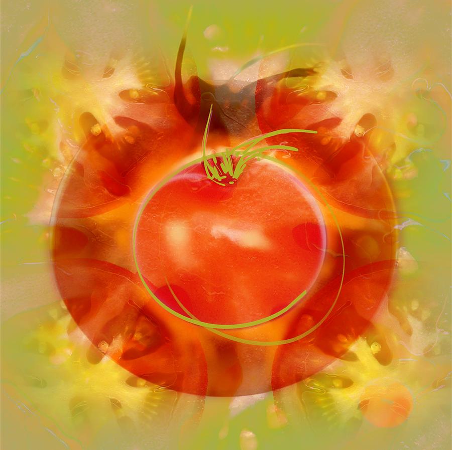 Illustration Of Tomato Photograph by Cam Wilson