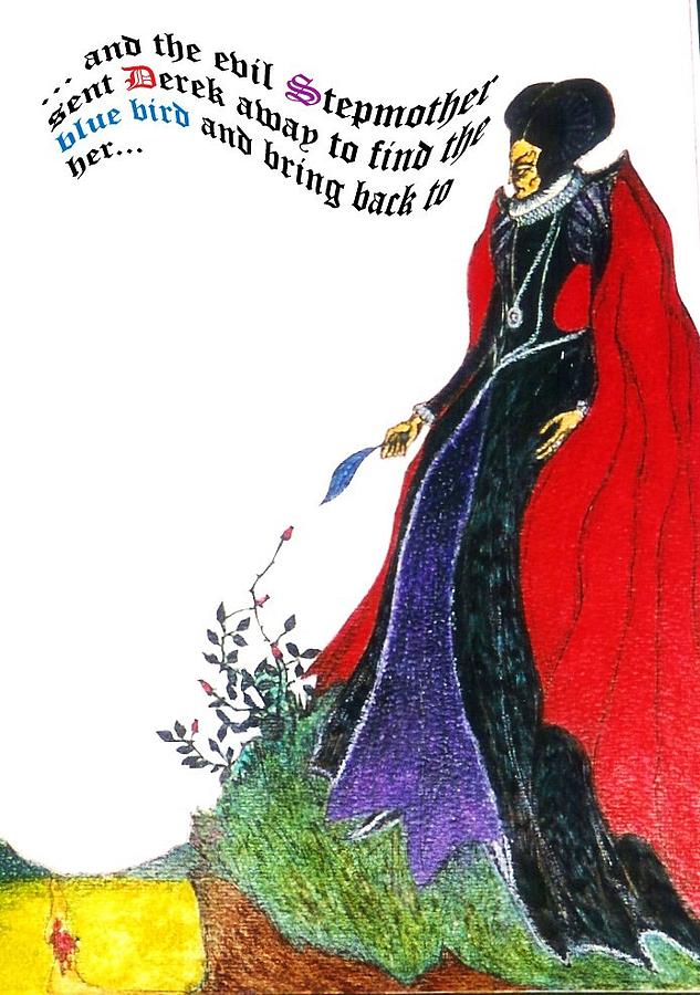 Illustration to Scottish Fairytale 2 Greeting Card by Rae Chichilnitsky