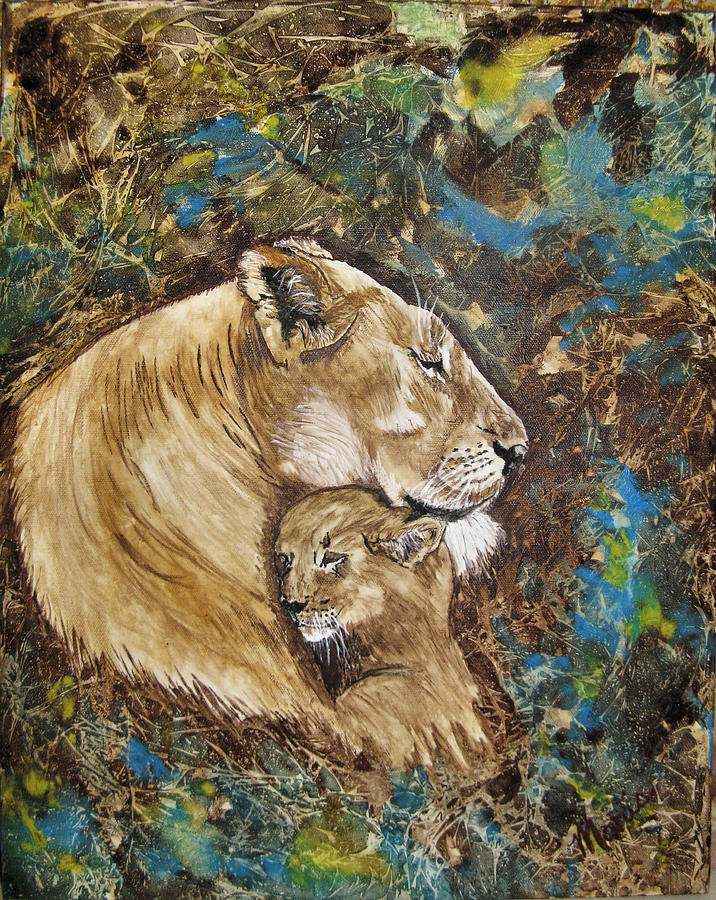 ILSA and SASHA Painting by Maris Sherwood