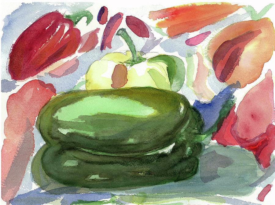 Im  a  Pepper Painting by Joan Zepf