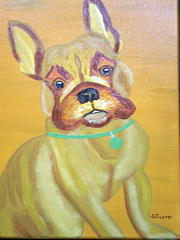 Dog Painting - Im All Yours by Suzanne Filotei