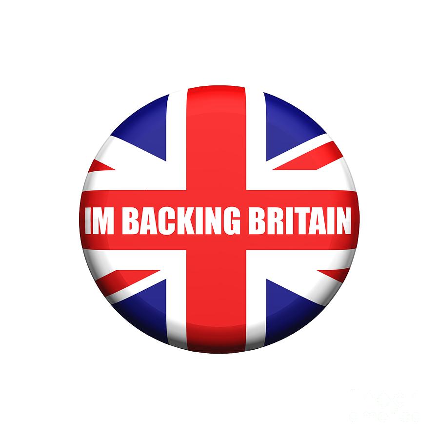 Im Backing Britain Digital Art by Roger Lighterness
