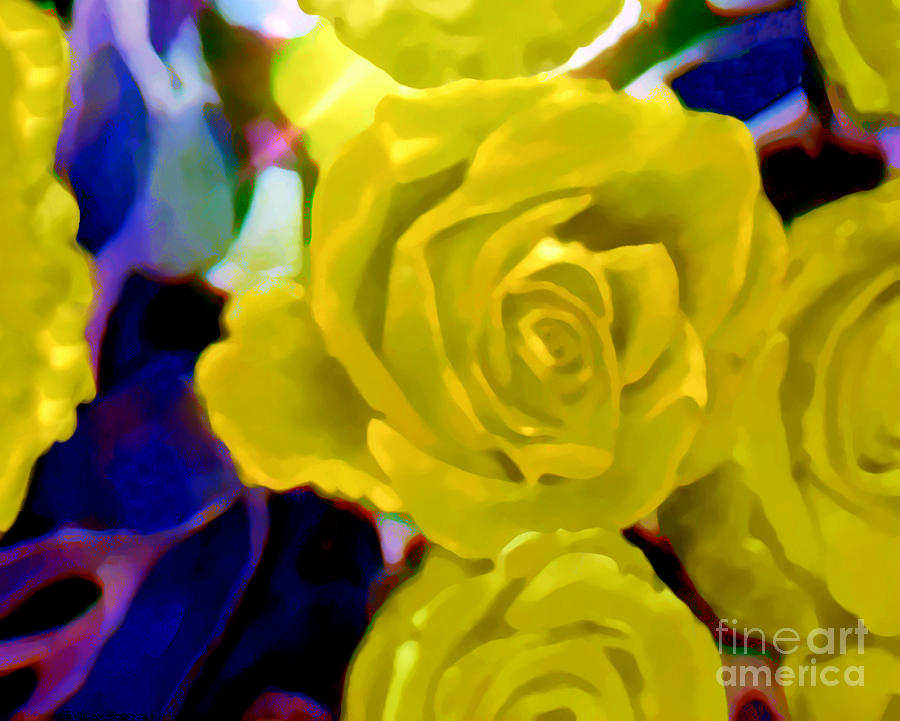 Im Dreaming of Soft Summer Roses  Painting by Kimberlee Baxter