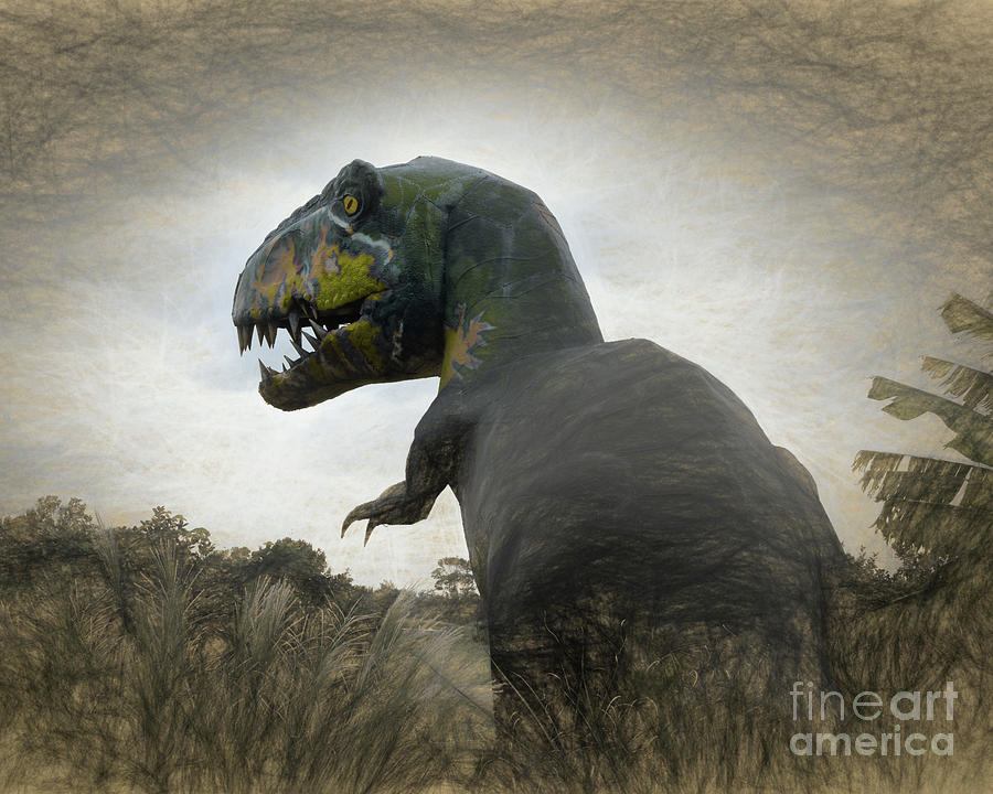Im Looking for You _ T Rex Photograph by Scott Cameron
