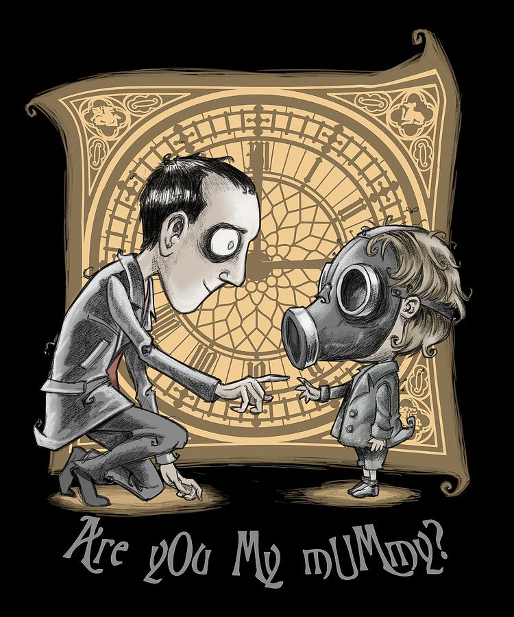 Doctor Who Digital Art - Im Not Your Mummy by Angel Saquero
