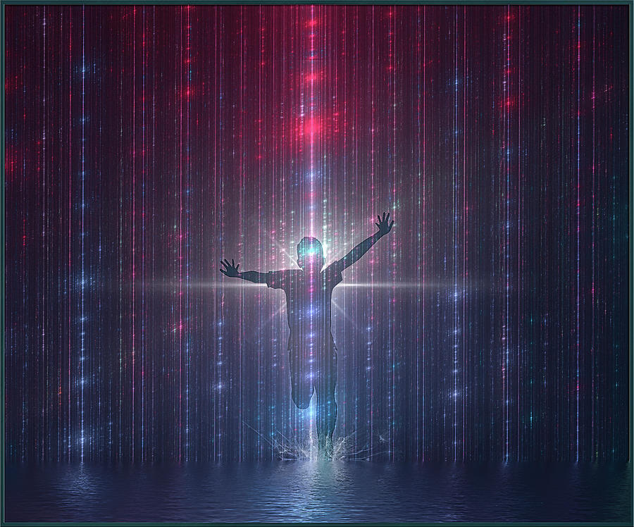 Im singing in the rain Digital Art by Harald Dastis