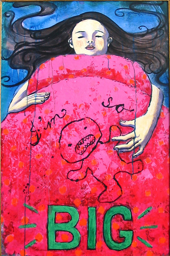Figure Painting - Im So Big by Pauline Lim Figure Painting - Im So Big by Pauline Lim