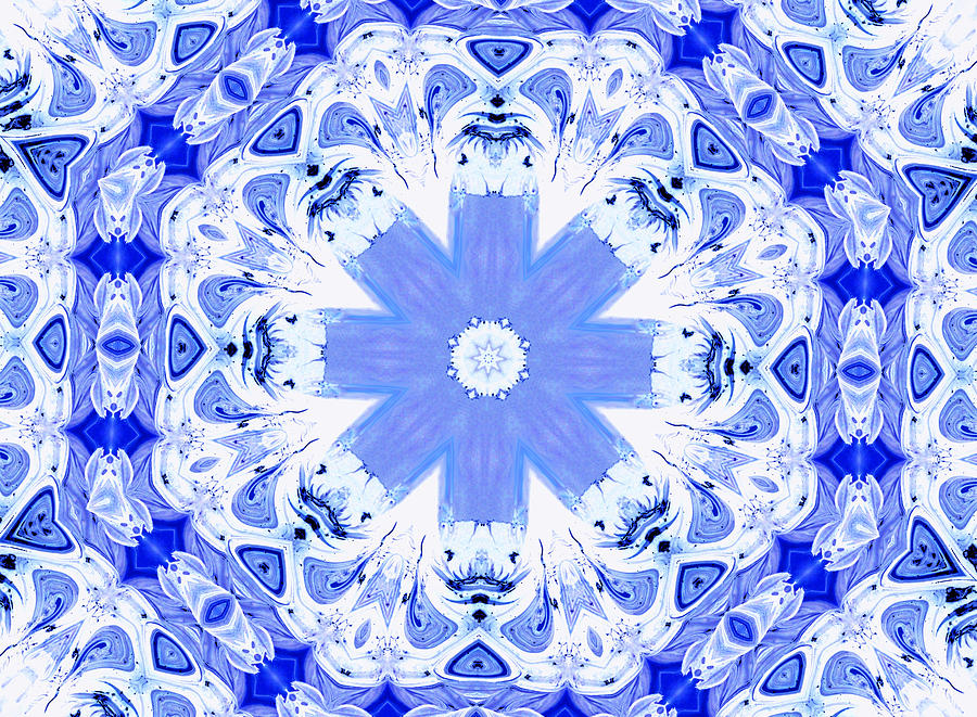 Im So Blue Kaleidoscope One Photograph by Morgan Carter
