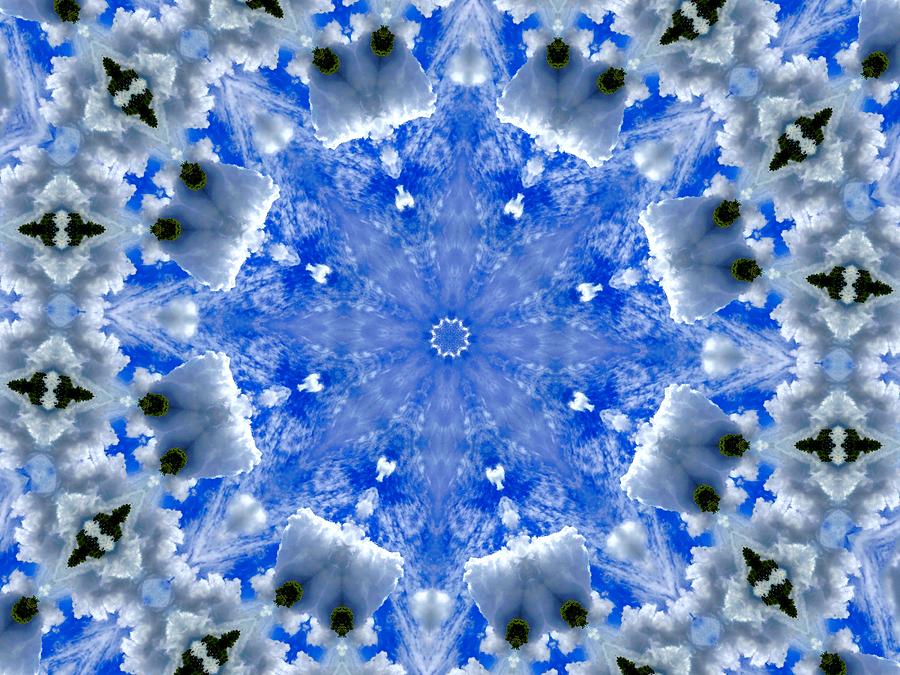 Im So Blue Kaleidoscope Three Photograph by Morgan Carter