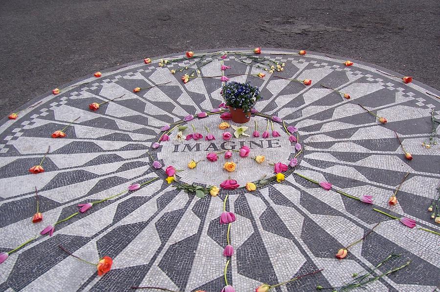 Imaagine Memorial To John Lennon In New York City Photograph