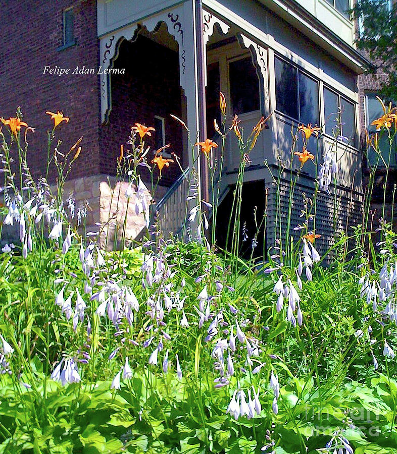 Image Included in Queen the Novel - New England Victorian House Enhanced Photograph by Felipe Adan Lerma