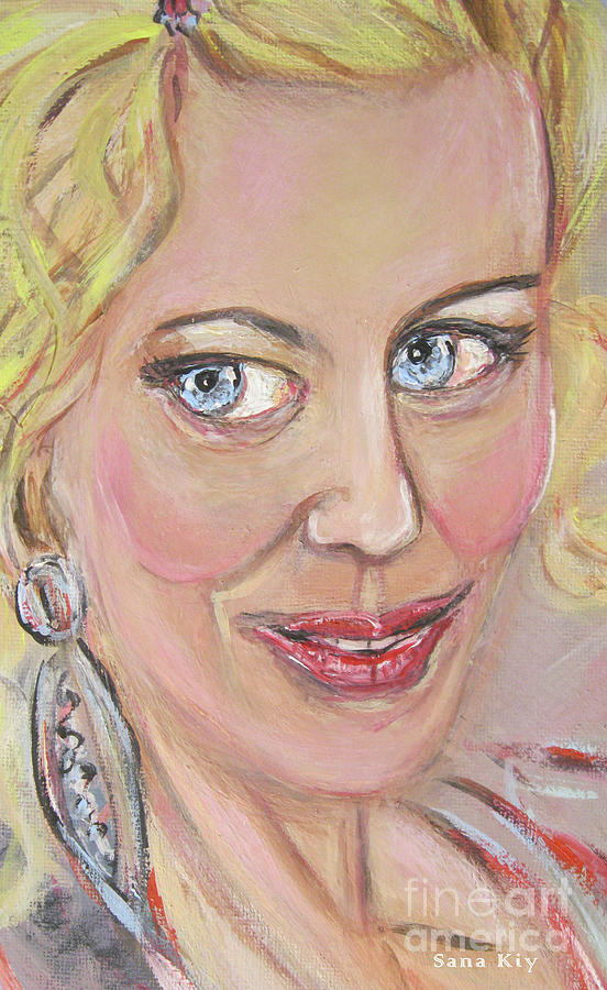 image of Glamorous Woman Painting by Oksana Semenchenko