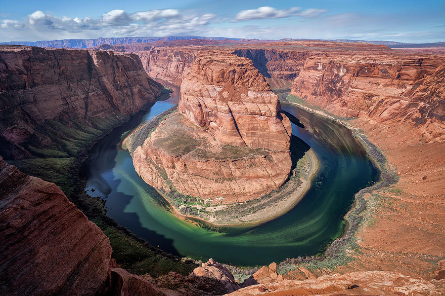 Image overlooking the Colorado River at Horseshoe Bend. Located  Photograph by Ryan Kelehar