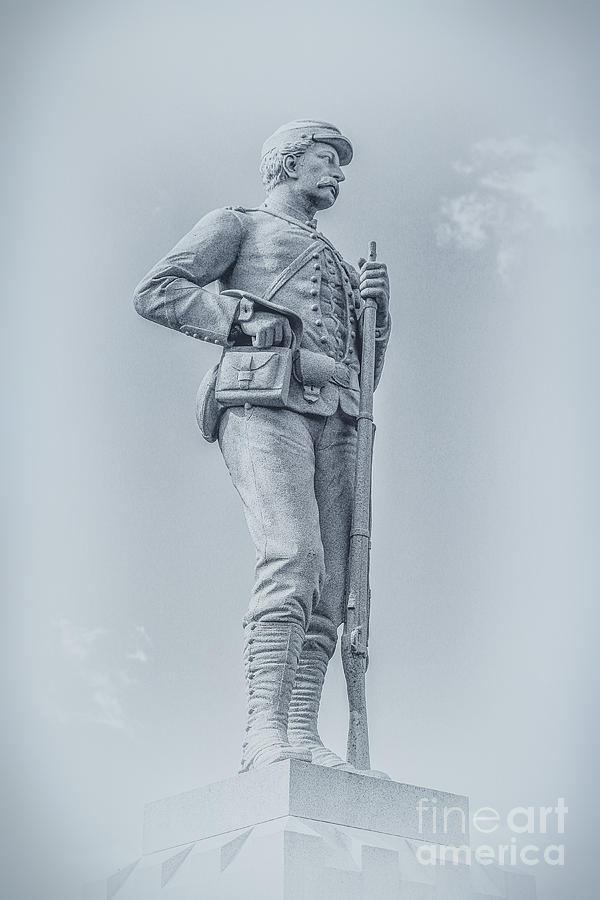 Images of the Gettysburg Battlefield 1 Digital Art by Randy Steele