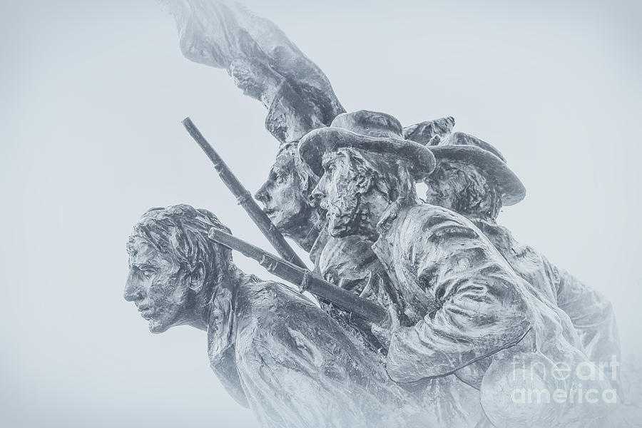 Images of the Gettysburg Battlefield 4 Digital Art by Randy Steele