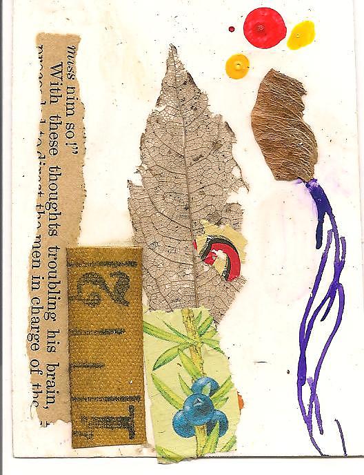 Collage Mixed Media - Imaginal Trading Card 090601 by Daniel Mack