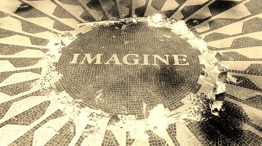 Imagine 2015 Negative Sepia Photograph by Rob Hans