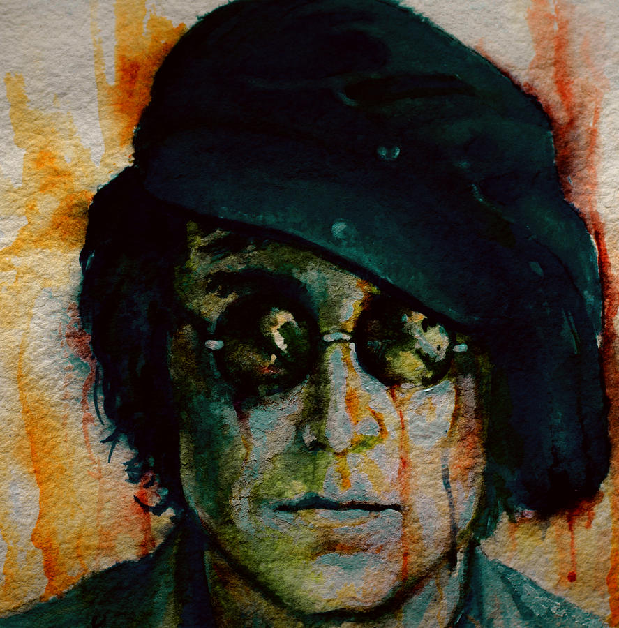 John Lennon Painting - Imagine by Laur Iduc