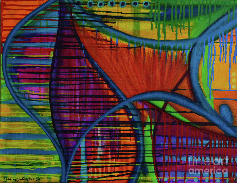 Abstract Painting - Imagine by Nadine Larder Abstract Painting - Imagine by Nadine Larder
