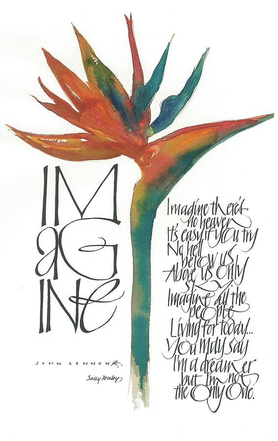 Imagine Drawing by Sally Penley