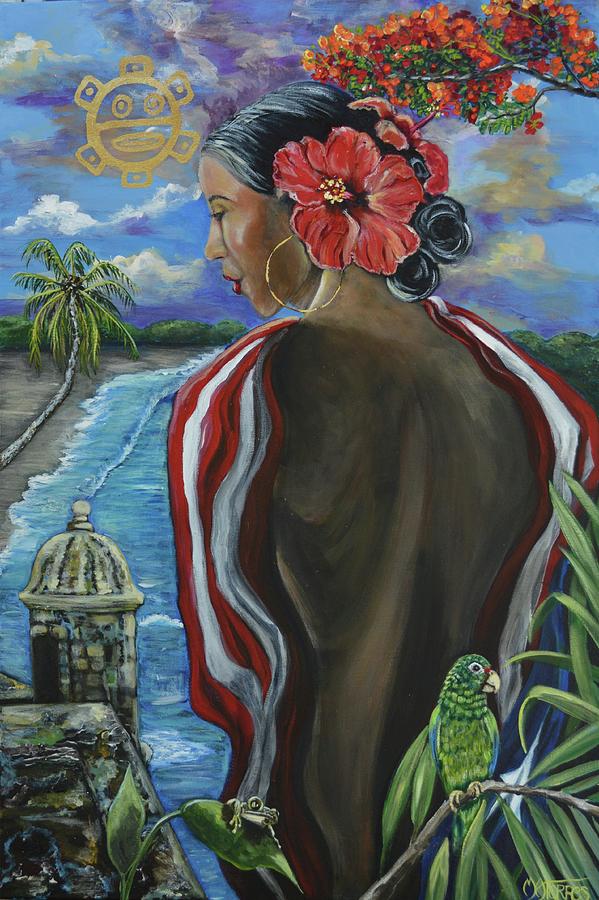 Puerto Rico Painting - Imagines Boricuas by Melissa Torres