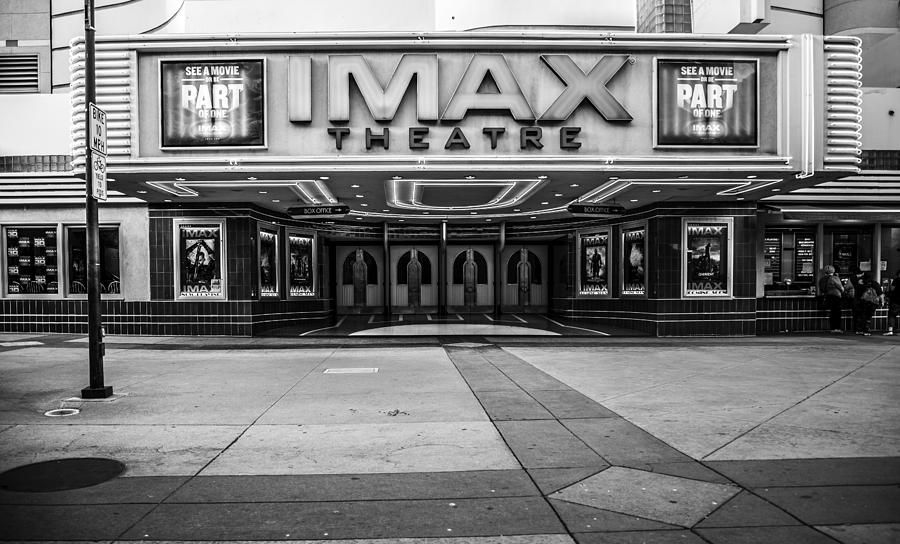 Imax in black and white  Photograph by Janet  Kopper