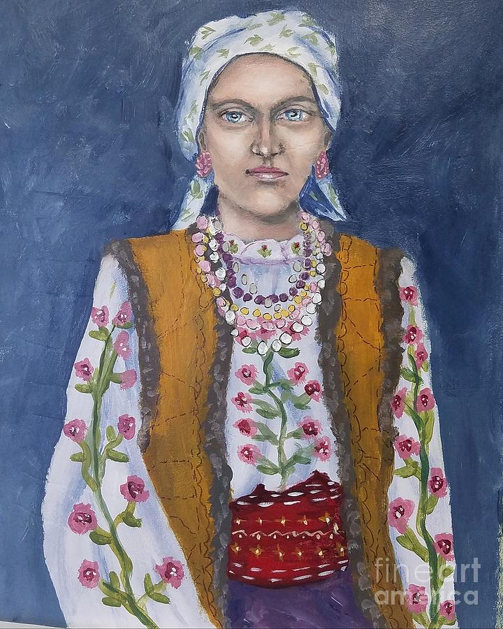 Immigrant Woman Painting by Linda Marcille - Fine Art America