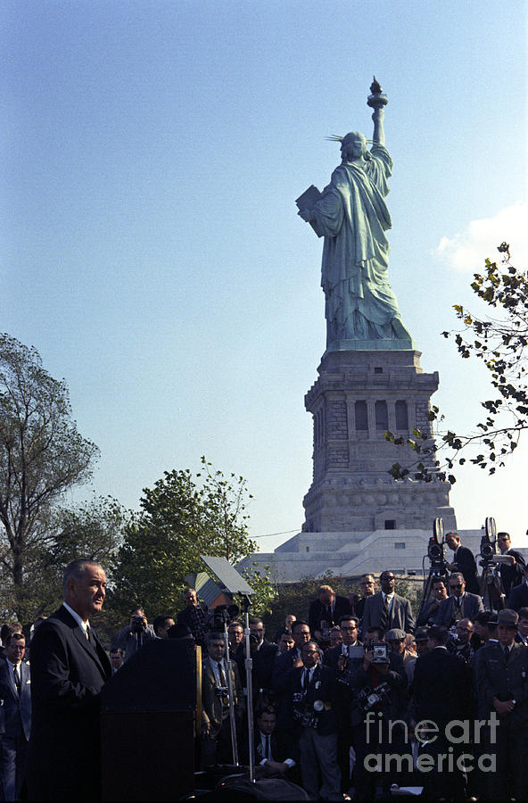 Immigration And Nationality Act Of 1965 Photograph By Science Source ...