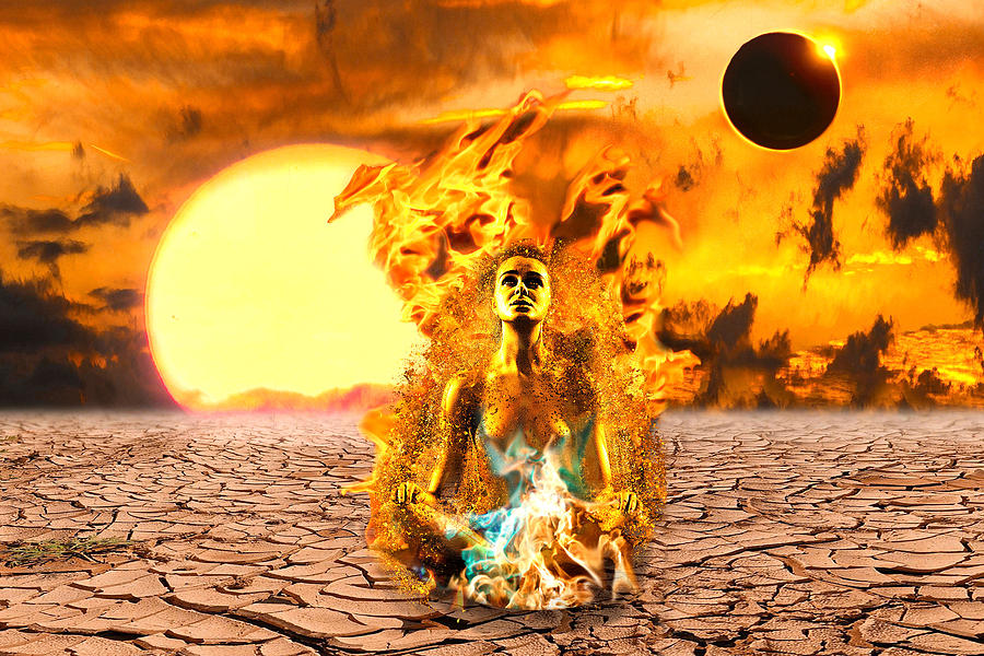 Immolation Digital Art by Lisa Yount
