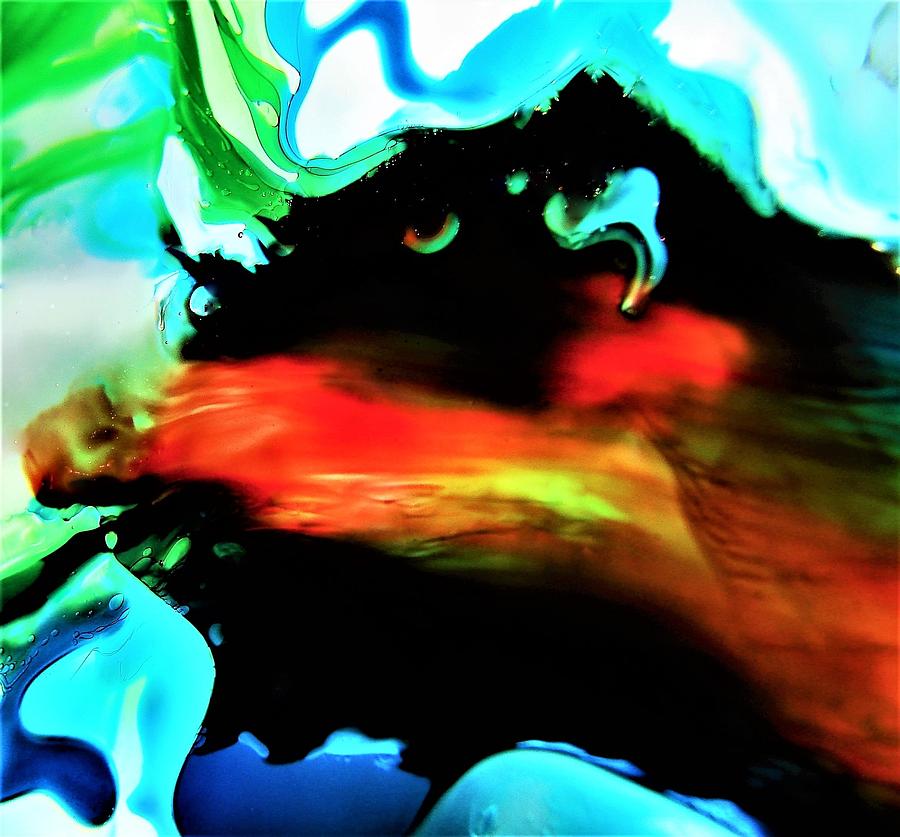 Abstract Expressionism Photograph - Impact by Nordan Nielsen