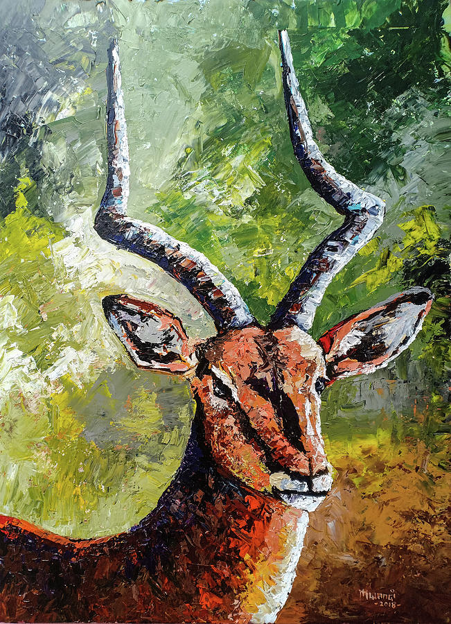 Impala Painting by Anthony Mwangi