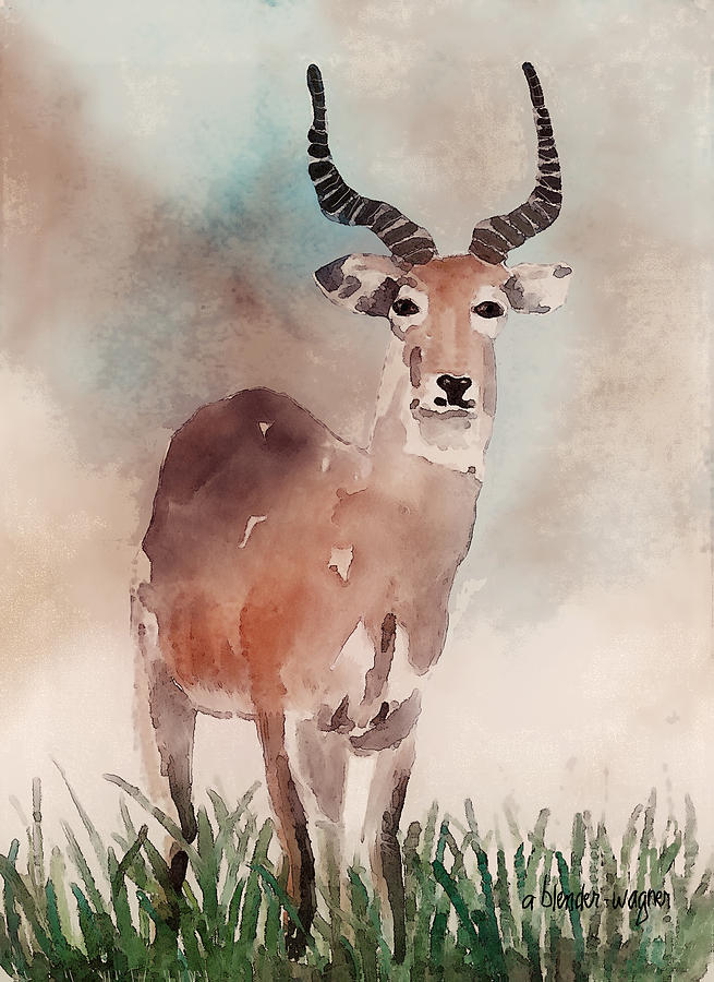Animal Digital Art - Impala by Arline Wagner