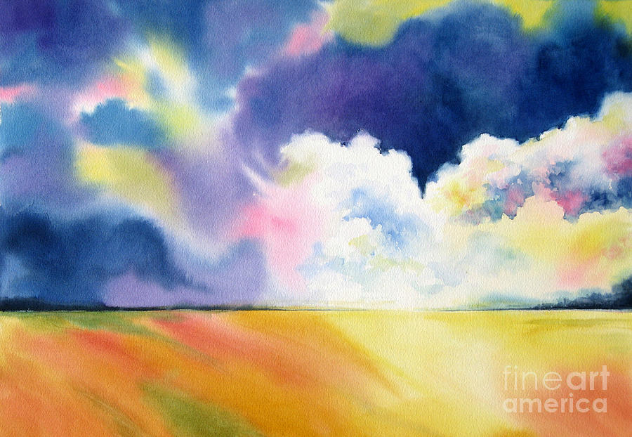 Impending Storm Painting by Deborah Ronglien