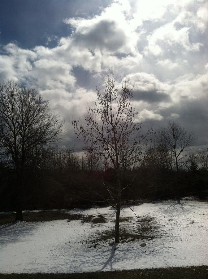 Impending Winter Storm Clouds Photograph by Margie Avellino
