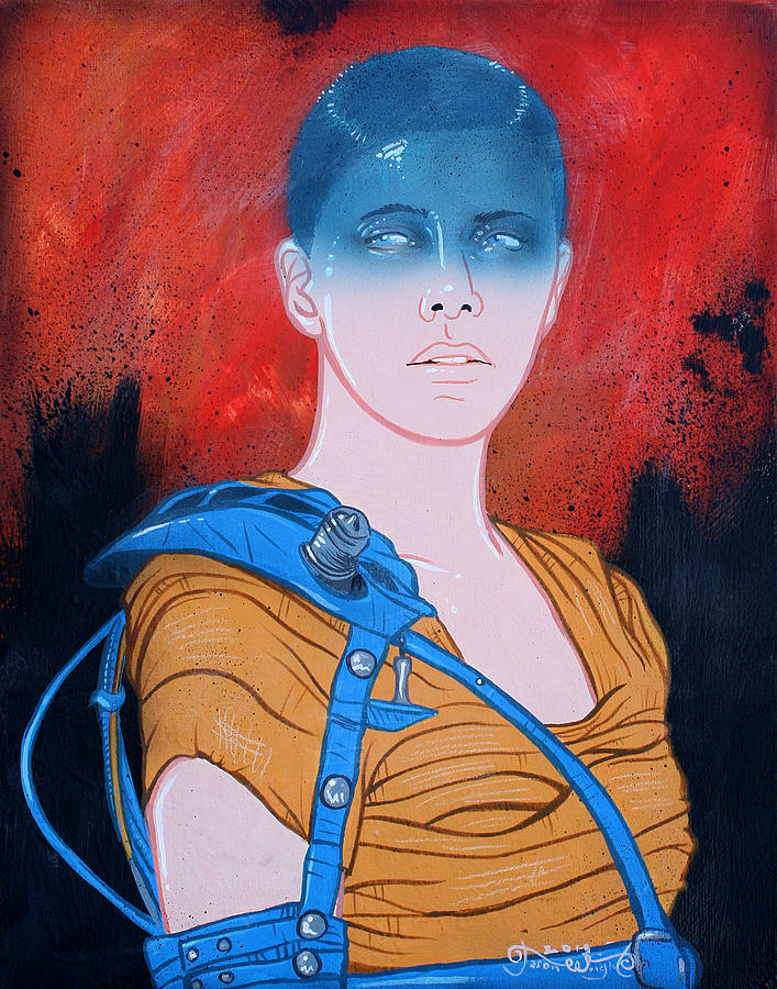 Charlize Theron Painting - Imperator Furiosa Original Available  by Jason  Wright
