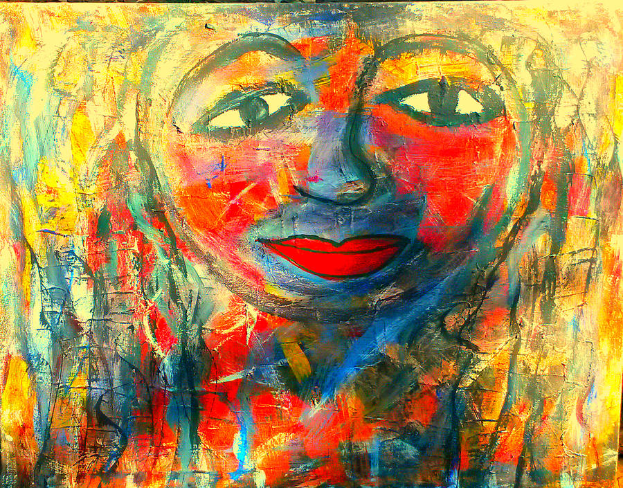 Imperfect me Painting by Fania Simon