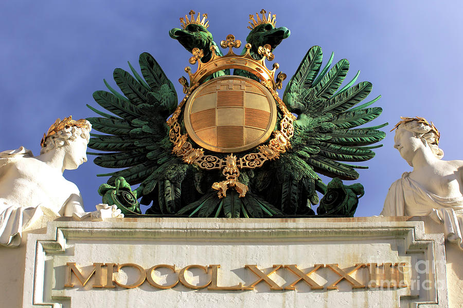 Imperial Emblem Wien Photograph by John Rizzuto